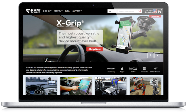 RAM Mounts eCommerce Website
